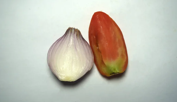 onion on white background. spice food on white background.