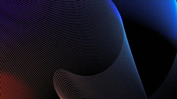 Geometric digital line art background. Abstract curved geometric line.