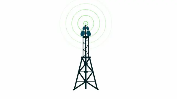 communication tower produce radio wave. harmful radio frequency for human. Mobile tower radio wave.