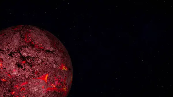 Burning Hot Lava Planet with Orbiting Asteroid Belt .