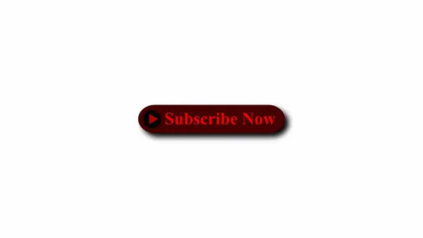 Vibrant subscribe now button on a minimalist white abstract background.