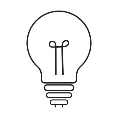 creative idea bulb icon transparent vector