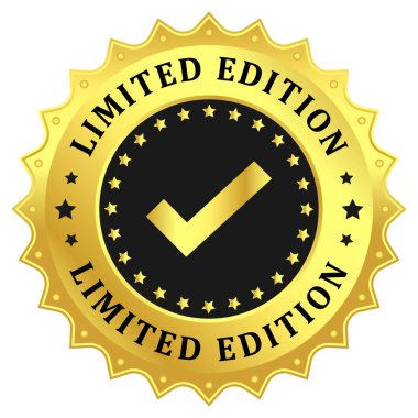 Sınırlı Baskı Damgası, Logo, İmza, Simge, Rozet, Amblem, Yama, Etiket, İş ve Finans için Vektör Resimleri, Özel Teklif Rozeti, Tanıtım Alanları Sembol Tasarımı