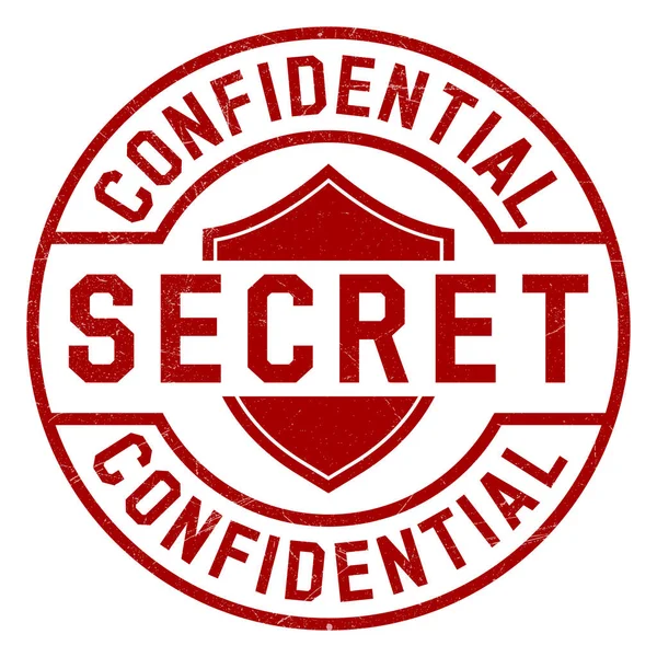 Top Secret Stamp Εμπιστευτικό Σήμα Top Secret Vector Εμπιστευτικό Σφραγίδα — Διανυσματικό Αρχείο