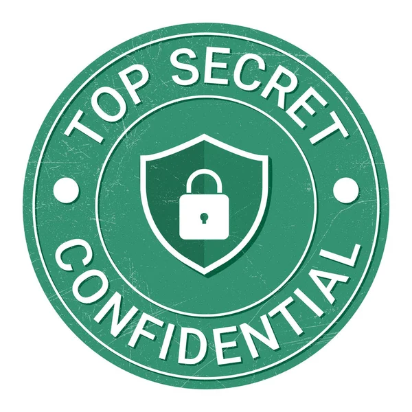 Top Secret Stamp Εμπιστευτικό Σήμα Top Secret Vector Εμπιστευτικό Σφραγίδα — Διανυσματικό Αρχείο