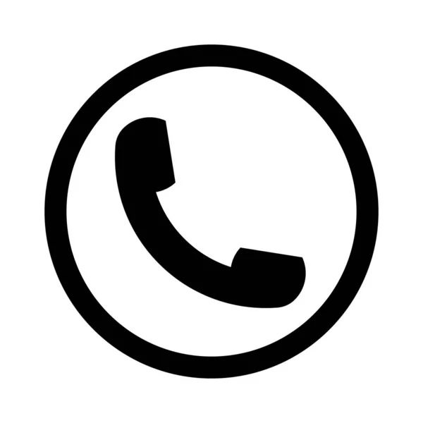 Ícone Chamada Telefone Ícone Telefone Antigo Telefone Chamada Dispositivo Tecnologia —  Vetores de Stock