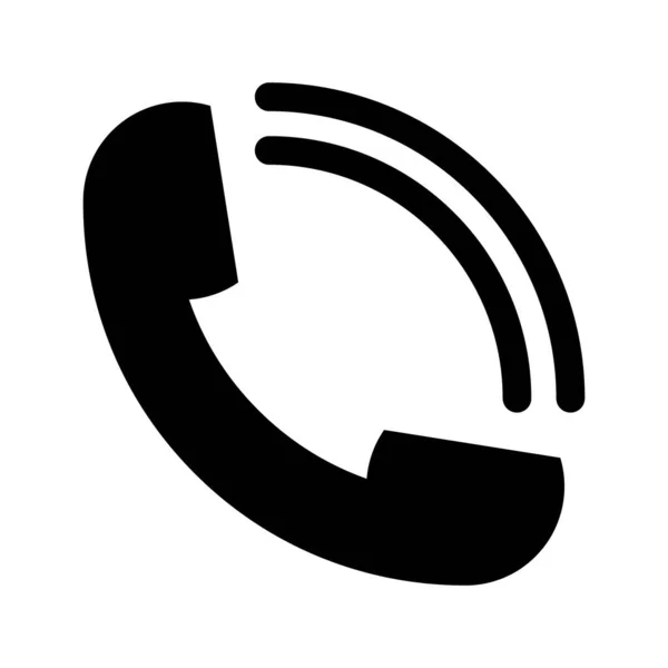 Піктограма Телефонного Дзвінка Піктограма Старого Телефону Телефон Технологічний Пристрій Контактна — стоковий вектор