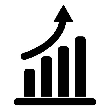 Büyüyen Grafik Simgesi, Bar Grafik Simgesi, Enfografi, Büyüme Grafikleri İş Geliştirme Analizleri için Koleksiyon, Diyagram Sembolü, Finansal Kâr Çizelgesi Çizelgesi Vektörü İlülasyonu