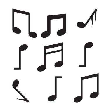 Müzik Notaları Simgesi Vektörü Moda Düz Biçimli, Müzik Notaları Vektörü İllüstrasyonu, Melody, Tune, Rhythm, Opera, Sözcük İşareti, Kompozisyon, Kablolar, Tasarım Elementleri, Beyaz Arkaplan Müzikal Notalar