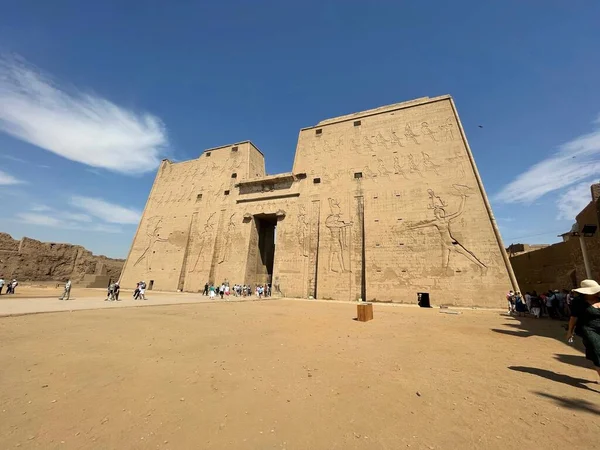 Храм Эдфу Египте Лицензионные Стоковые Изображения