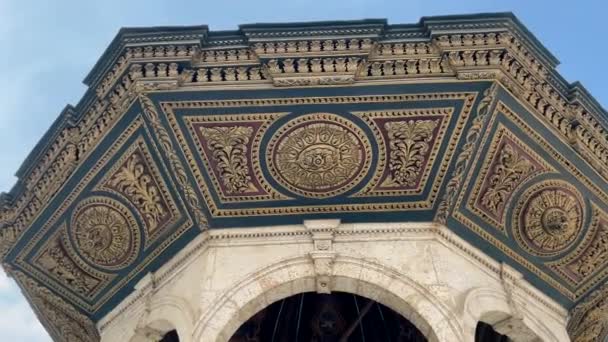 Подвір Мінарет Алебастрової Мечеті Єгипті — стокове відео