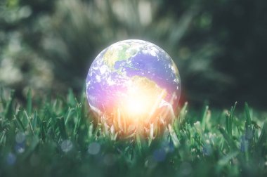 earth day concept, save the world, protect our planet earth, green day, elements of this image furnished by nasa.