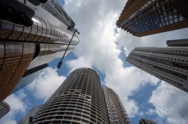 Finans Bölgesi Sydney Avustralya 'da İşletme Gökdelenleri