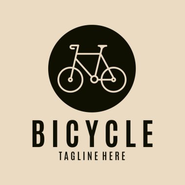 Bicycle vintage logo, icon and symbol, vector illustration design