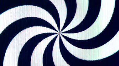 Hipnoz Girdabı Soyut Glitch, Statik ve Sinema Dokuları Geçişi