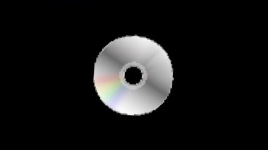Yansıtıcı yüzeyi ve dinamik ışıklandırma efektleriyle CD ögesi döndürülüyor. Teknoloji videoları, müzik projeleri, retro tasarımlar ve dijital medya sunumları için ideal.