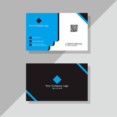 modern business card template, visiting a corporate identity