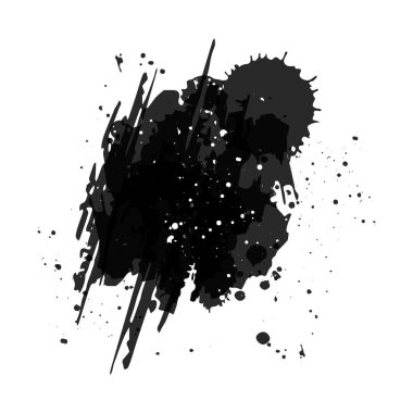 Grunge fırça darbesi vektör ögesi