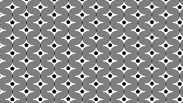 Seamless Pattern Line Background Modern Geometric Ocean Spiral Pattern Abstract — Stock Vector