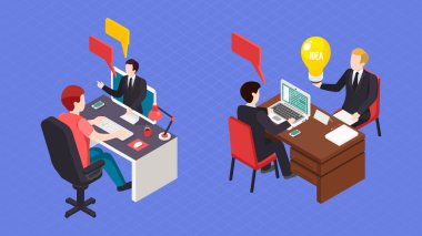 iş ve ofis işi vektör tasarımı grafiği