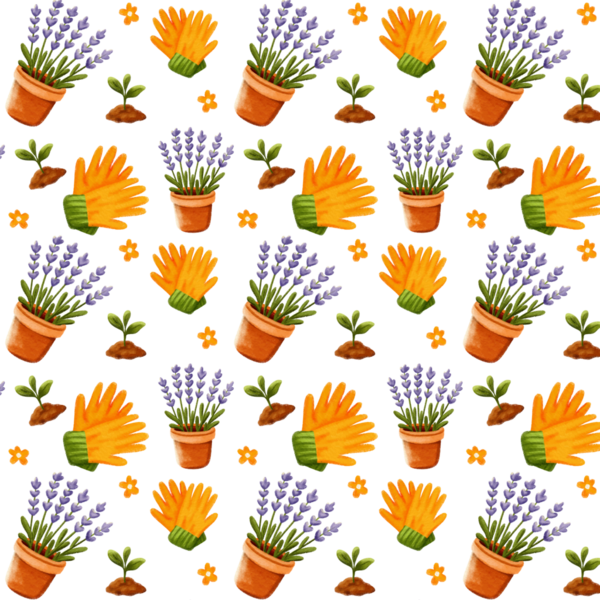 El boyası Bahçe Temalı Sulama Kutusu, Eldiven, Lavanta, Tohum