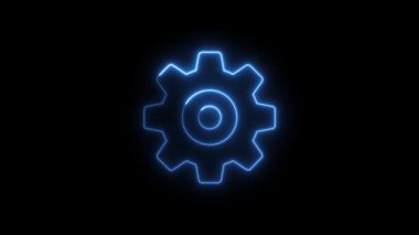 mavi vitesler neon animasyonu