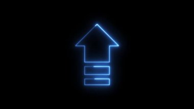 parlak mavi ok yukarı