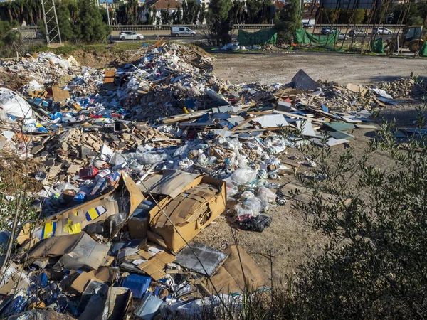Lixo Aterro Monte — Fotografia de Stock