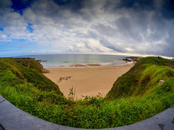 Galicische Stranden Tussen Kliffen — Stockfoto