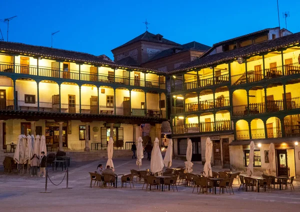 Panoramiczny Obraz Starych Domów Miastem Chinchn Hiszpania — Zdjęcie stockowe