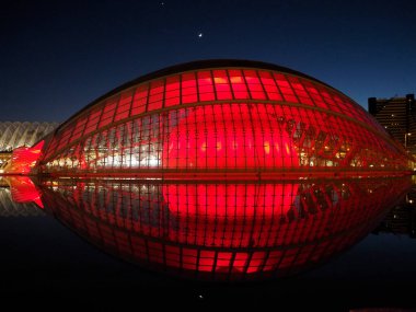 Valencia 'nın Sanat ve Bilim Şehri' nde çağdaş mimari 