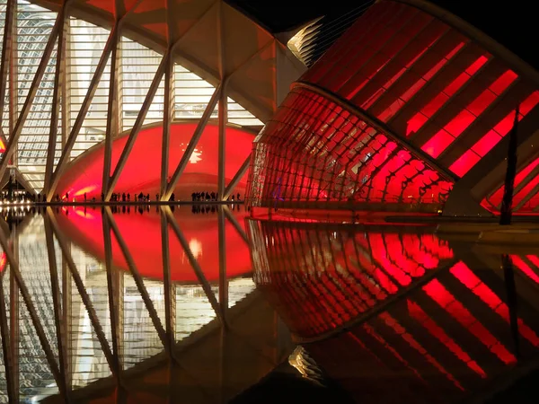 Valencia Nın Sanat Bilim Şehri Nde Çağdaş Mimari — Stok fotoğraf