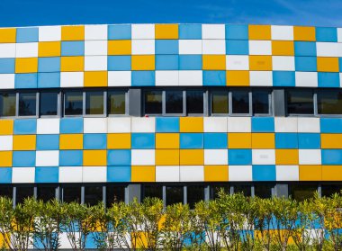 Malaga şehrinin modern mimarisi