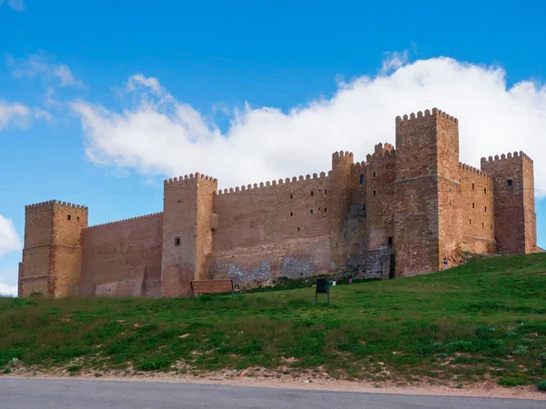 Schloss Der Stadt Sigenza Guadalajara Spanien — Stockfoto