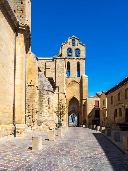 Mittelalterliche Fassaden Der Stadt Laguardia Spanien — Stockfoto