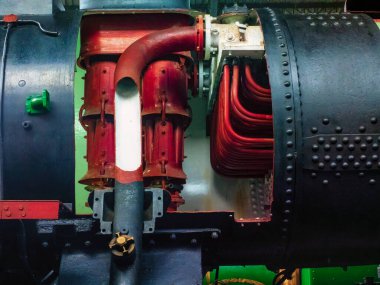 Eski ve eski buhar motoru