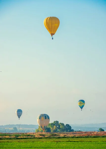 Luchtballonnen Lucht Van Arcos Frontera Cádiz — Stockfoto