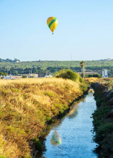 Luchtballonnen Lucht Van Arcos Frontera Cádiz — Stockfoto