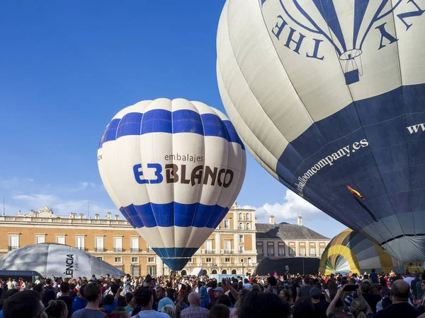 Aranjuez Madrid Spanien 2022 Traditionell Luftballongfestival Aranjuez Madrid — Stockfoto