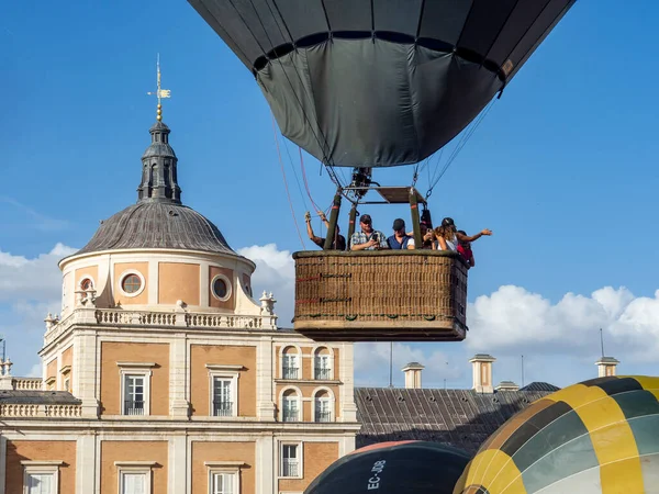 Aranjuez Madrid Španělsko 2022 Tradiční Festival Horkovzdušného Balónu Aranjuezu Madrid — Stock fotografie