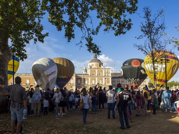 Aranjuez Madrid Spanje 2022 Traditioneel Ballonnenfestival Aranjuez Madrid — Stockfoto