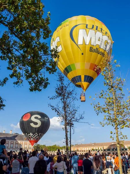 Aranjuez Madrid Spanje 2022 Traditioneel Ballonnenfestival Aranjuez Madrid — Stockfoto