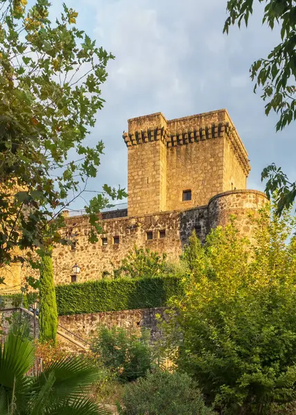 Exterior View Castle Walls Jarandilla Spain Jarandilla Spain — Stock Photo, Image