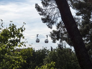 Madrid 'in teleferik kabinleri dolaşımda