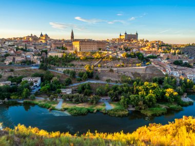Toledo, toledo, İspanya manzarası.