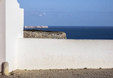 Portekiz sahilinde St. Vincent Burnu