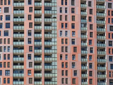 Malaga şehrindeki modern bina