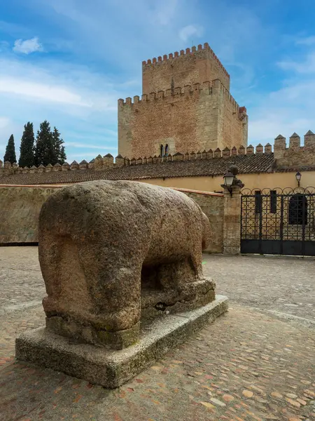 Замок Ciudad Rodrigo Salamanca Spain Стоковое Изображение