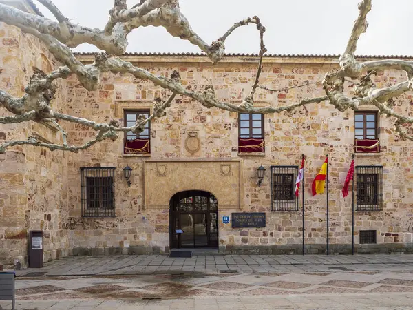 Zamora 'daki Parador de Turismo' nun taş perdesi