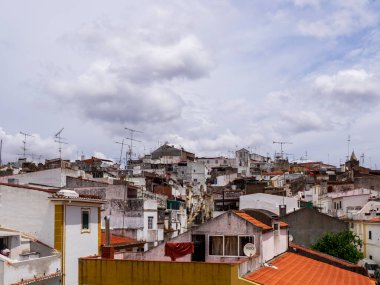 Portekiz 'in eski Alba kasabası manzarası